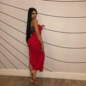 House of CB Red Dress
